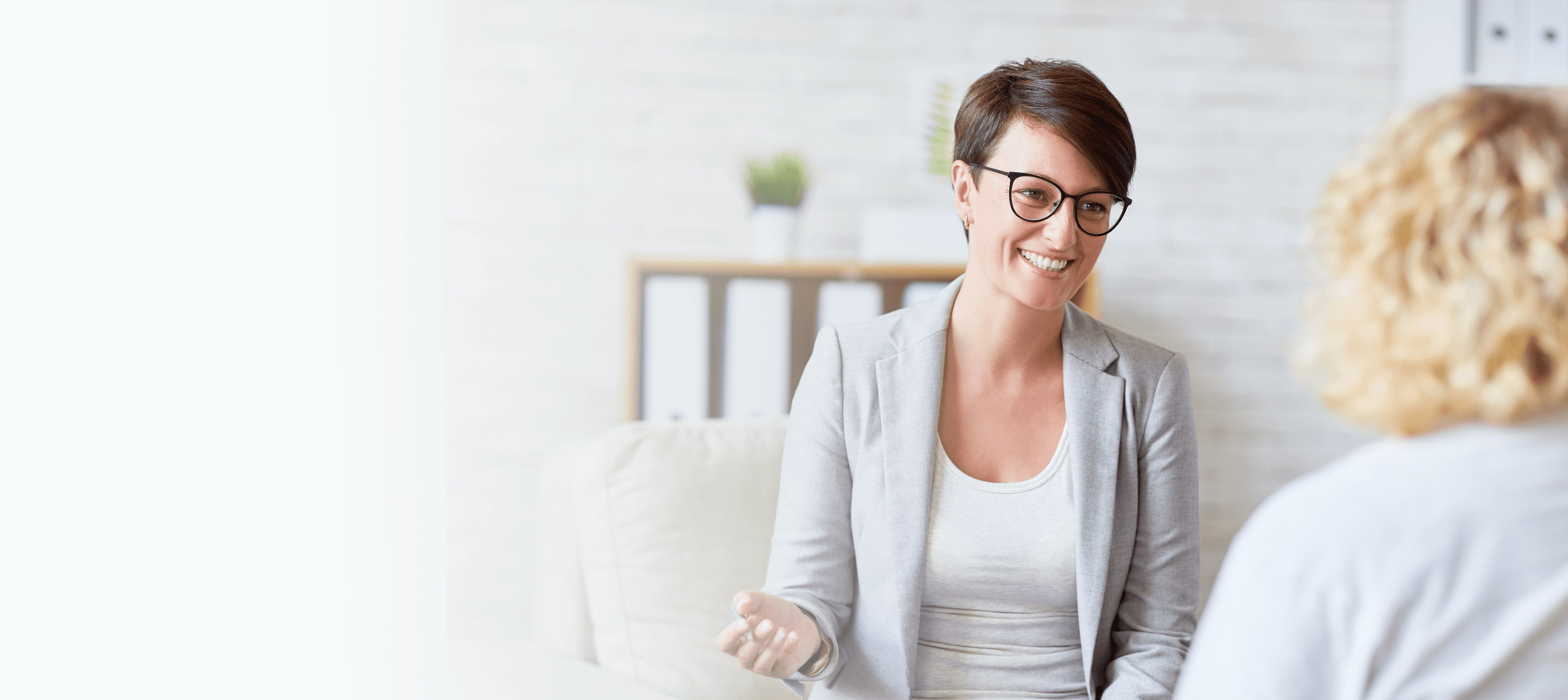 Healthcare provider consulting a patient